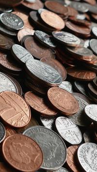 silver and copper round coins 